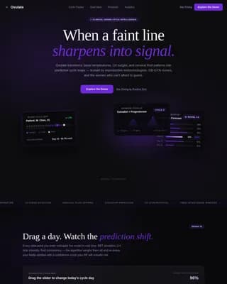 Fertility Vertical SaaS Professional Website Template