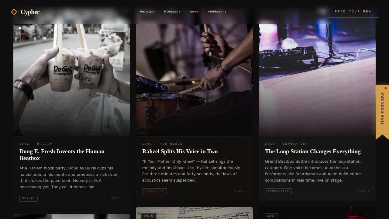 Hobby & Passion Content Professional Website Template