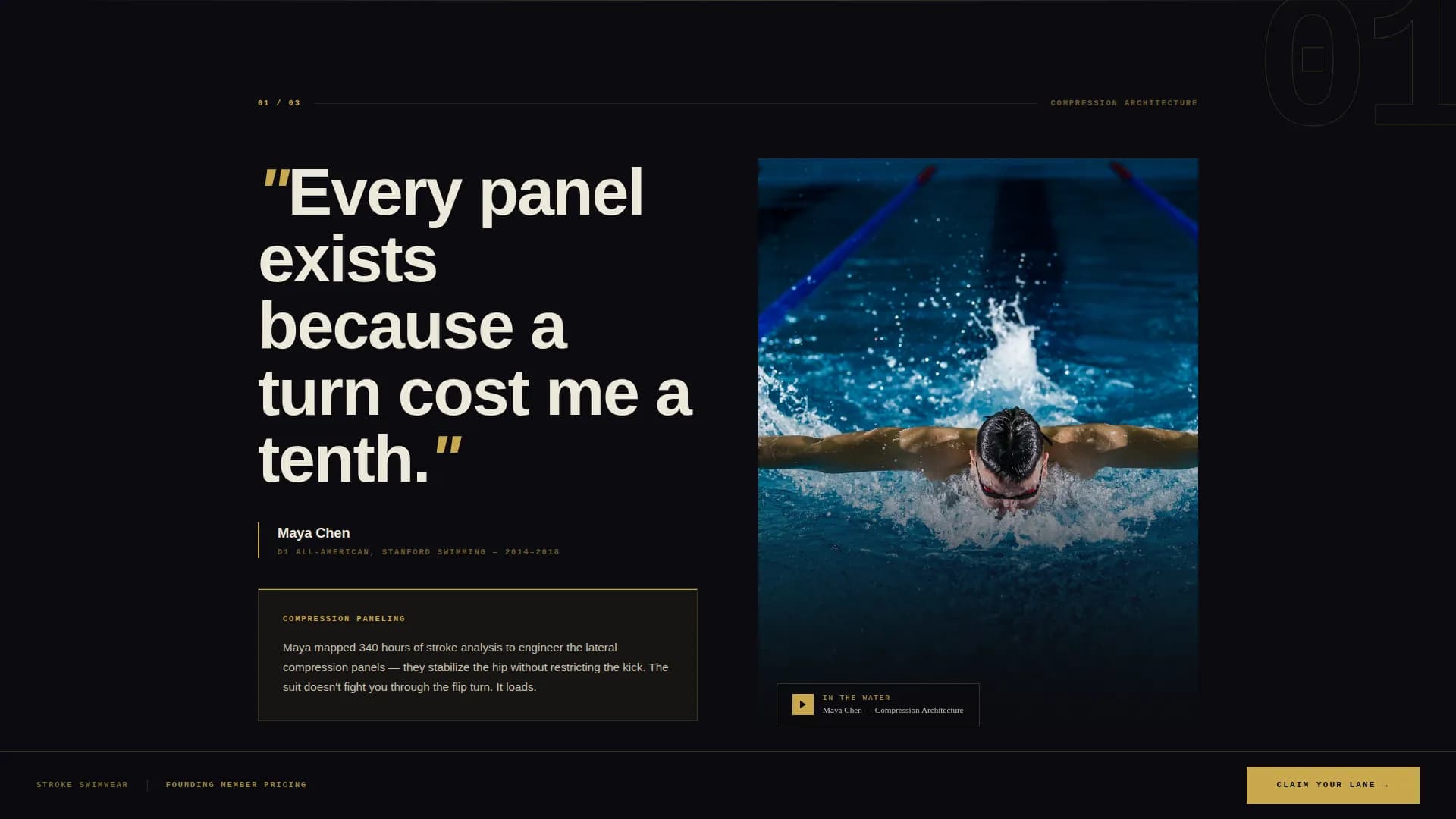 Swimwear & Beachwear Pre-Launch Website Template