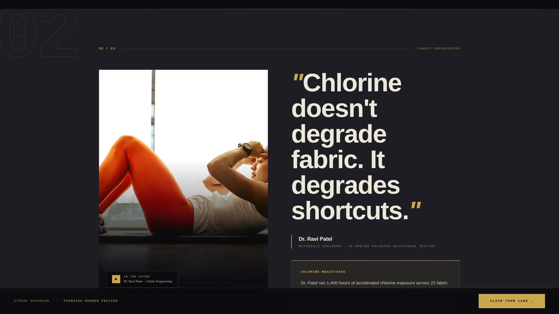 Swimwear & Beachwear Pre-Launch Website Template