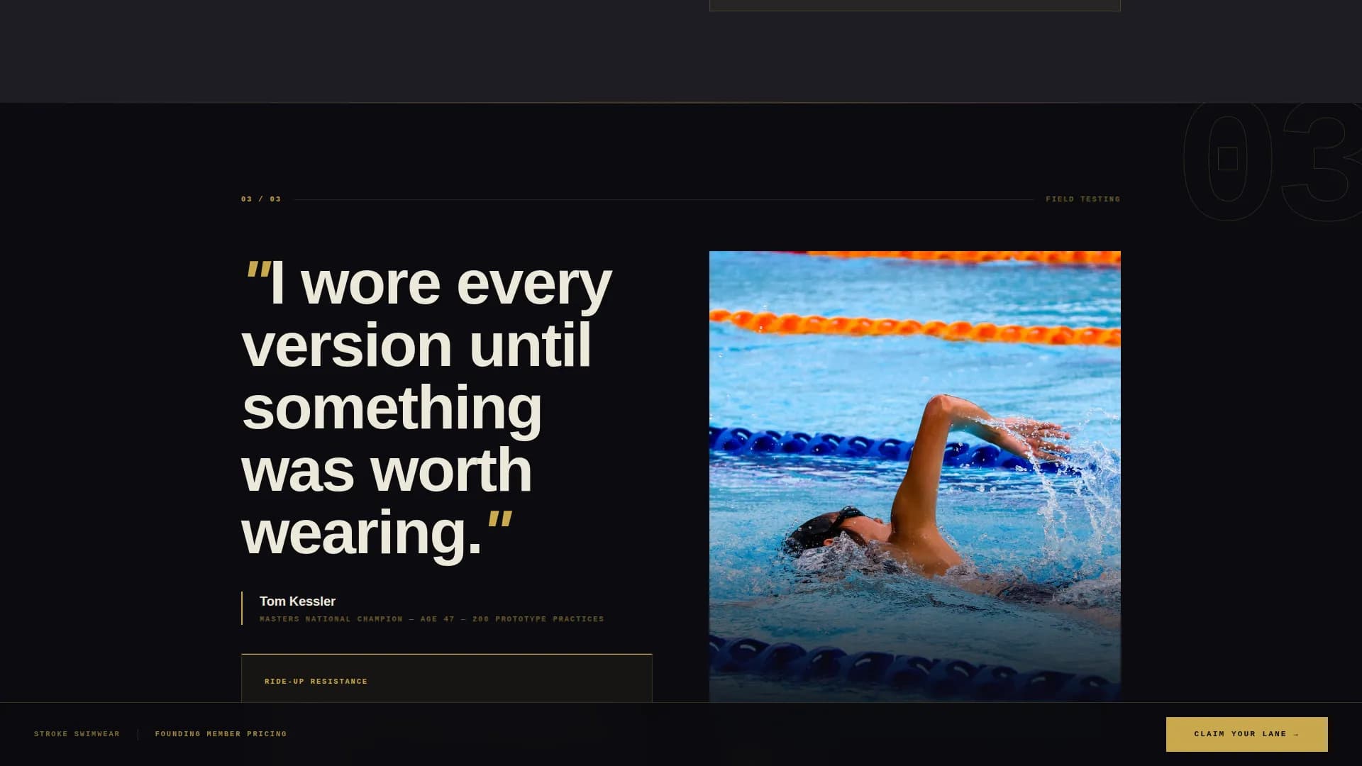 Swimwear & Beachwear Pre-Launch Website Template