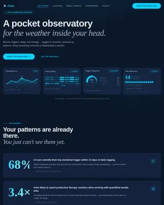 Consumer App & Platform Professional Website Template