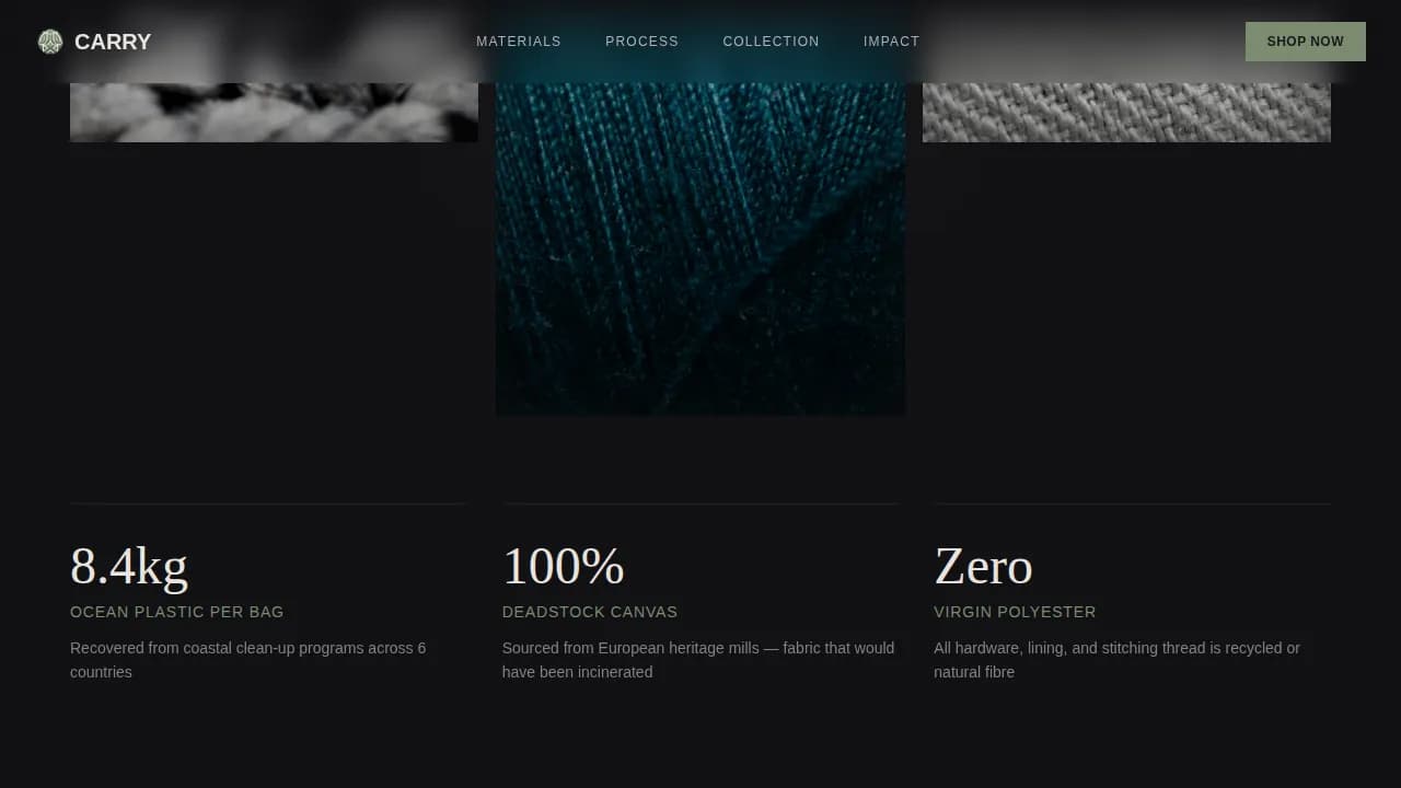 Bag & Luggage Brand Comparison Website Template