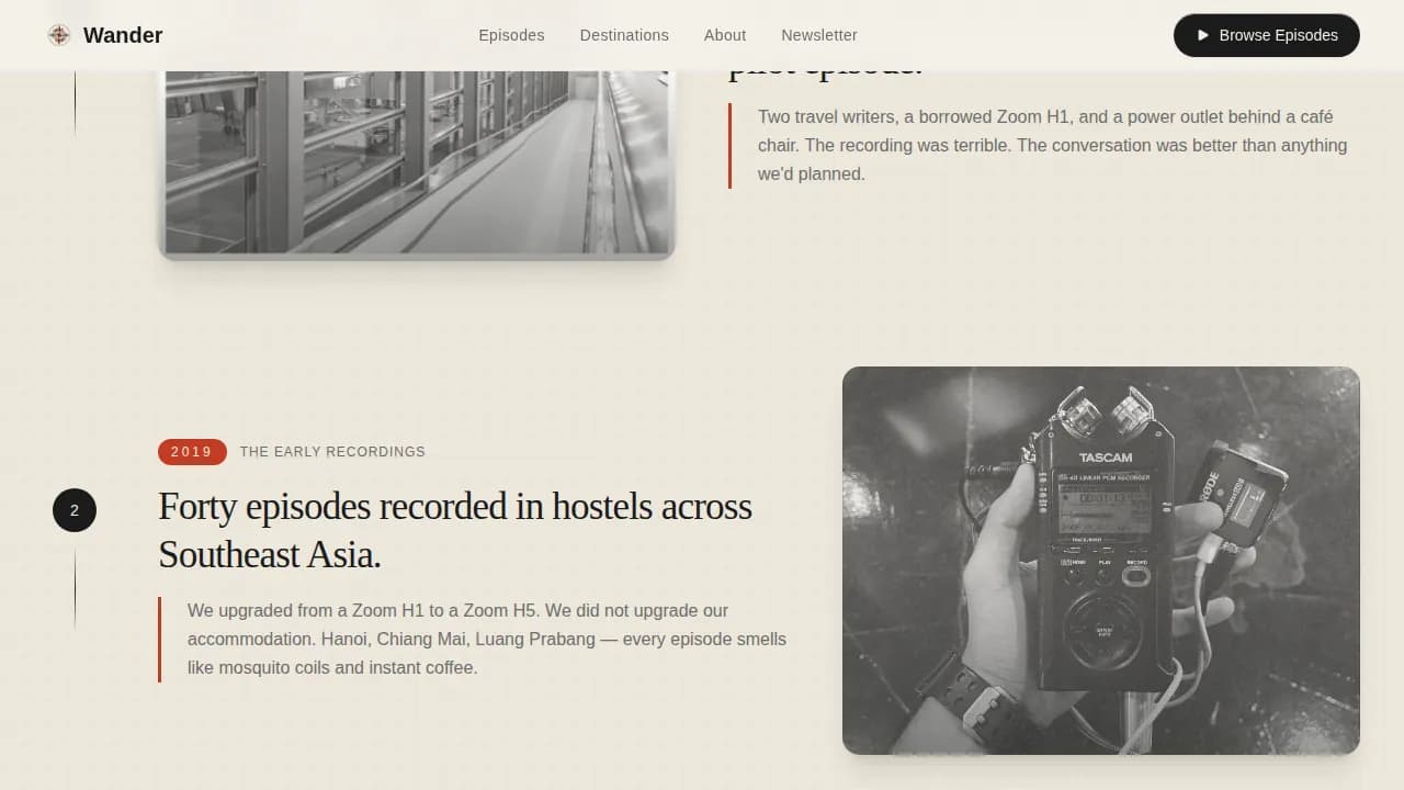 Travel Blog & Media Specialist Blog Website Template