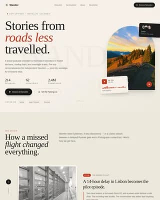 Travel Blog & Media Specialist Blog Website Template