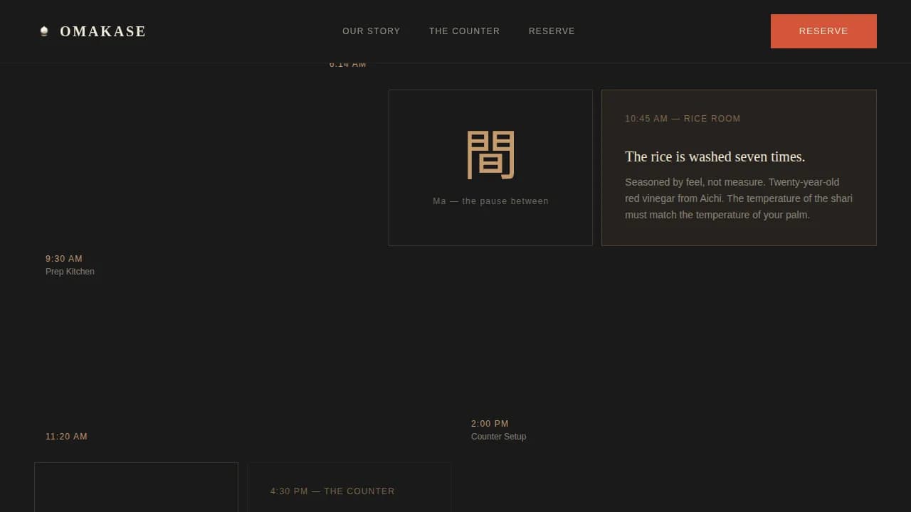 Restaurant & Dining Booking Website Template