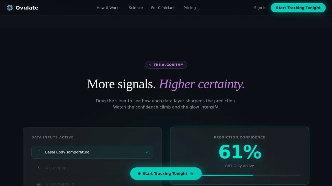 Fertility Vertical SaaS Specialist Professional Website Template