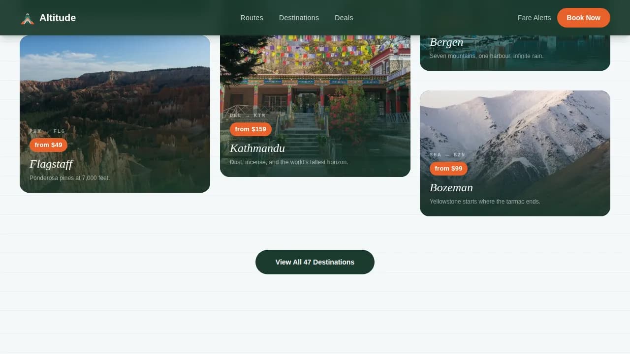 Airline & Aviation Booking Website Template