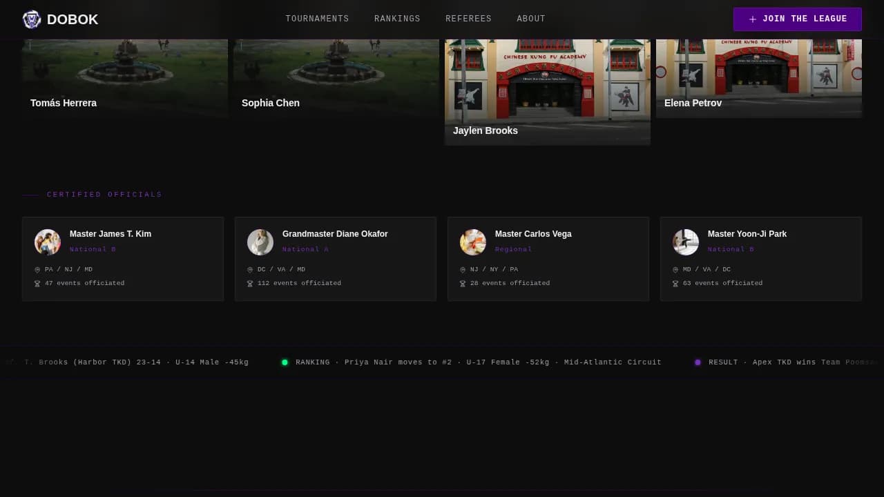 Champion — Elite Tournament Competition Landing Page Template