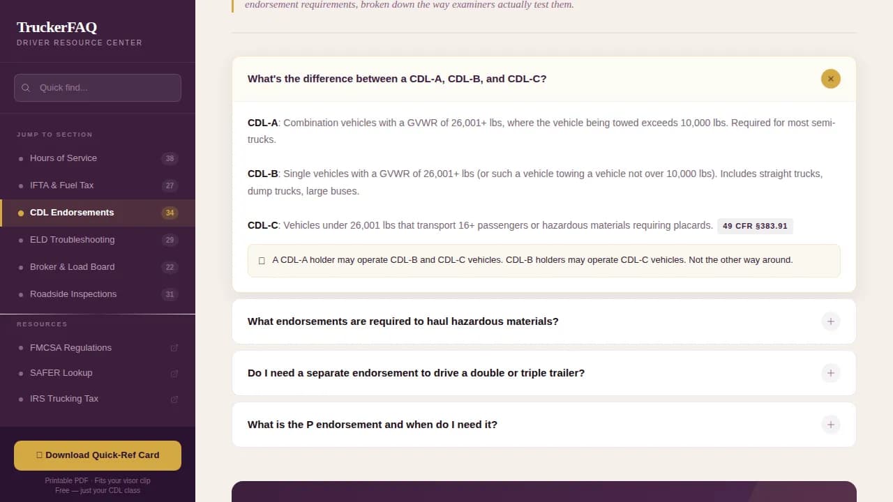 Navigate — Transparent Logistics FAQ Landing Page Template