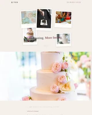Minimalist Wedding Blog Website Template