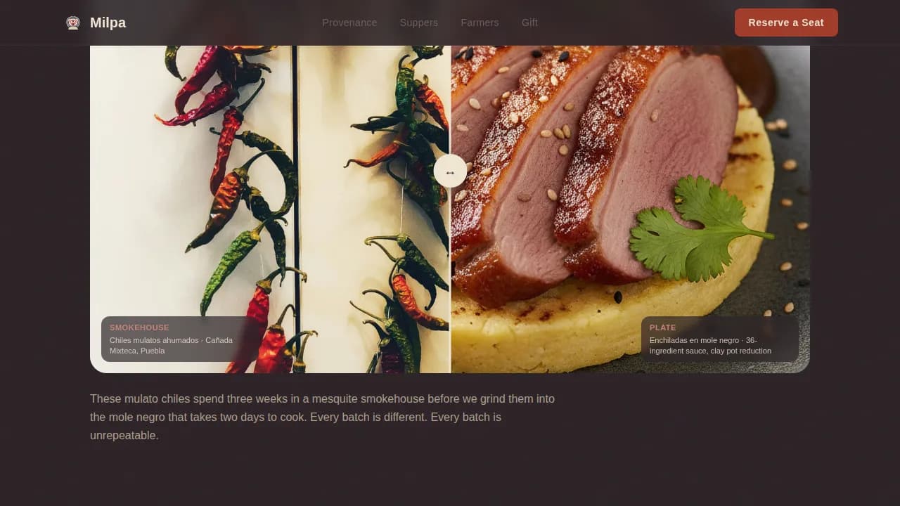 Mexican Dining Professional Website Template