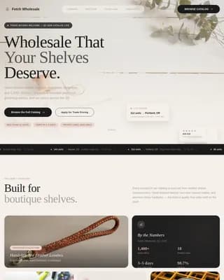 Pet Accessories & Toys Store Professional Website Template