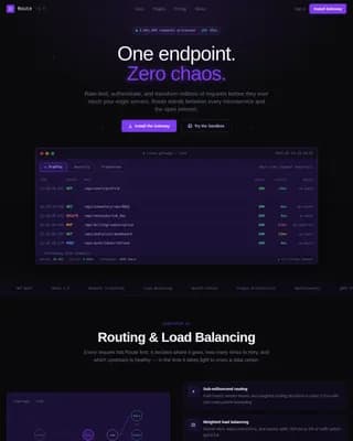 Bridge — Intelligent API Operations Landing Page Template