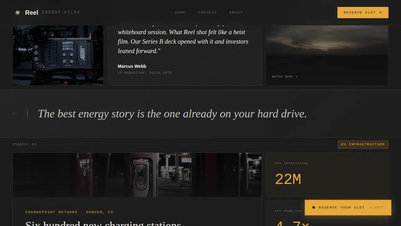 Frame — Dynamic Video Marketing Landing Page Template