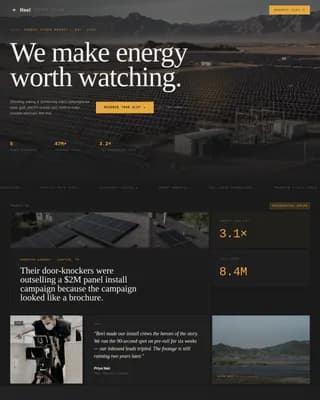 Energy Marketing & Agency Pre-Launch Website Template
