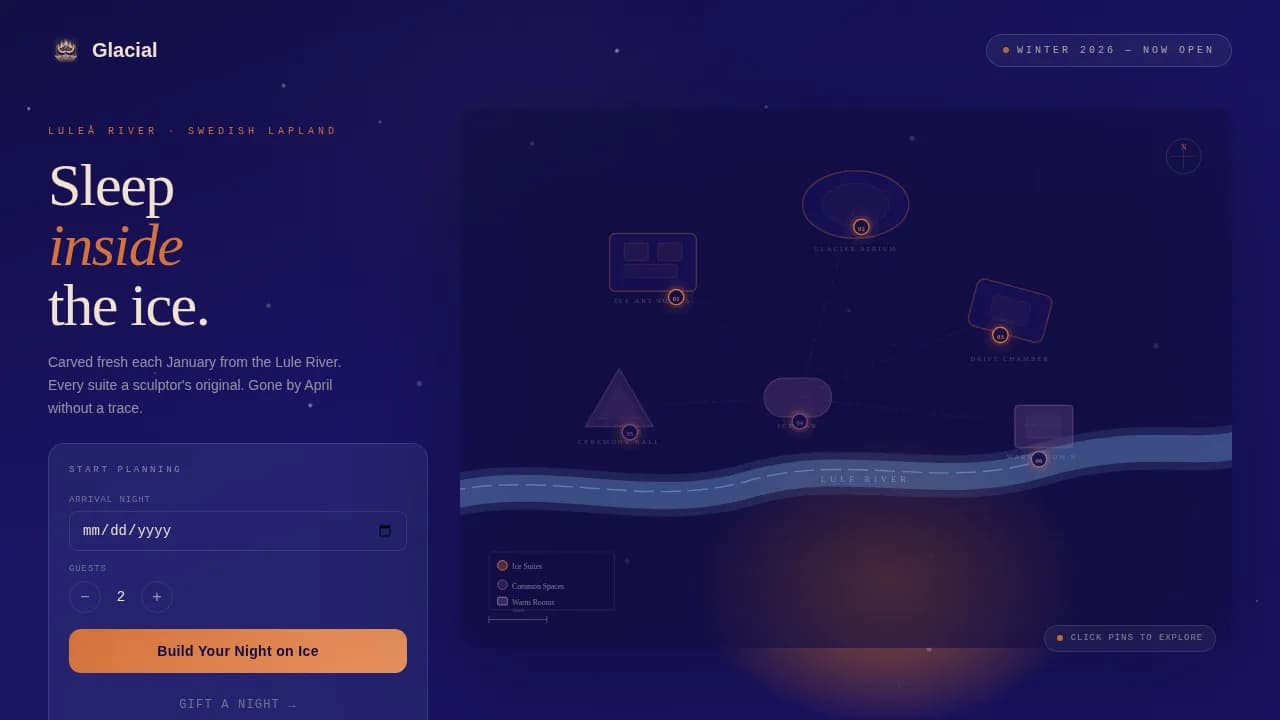 Unique Stay & Accommodation Booking Website Template