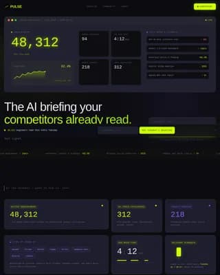 Surge — Intelligent AI Insights Newsletter Landing Page Template