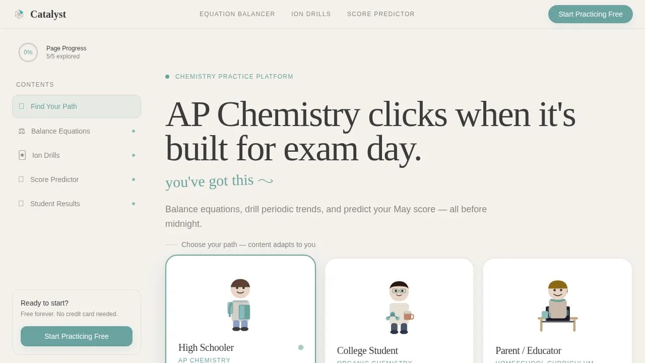 Chemistry Education Education Website Template