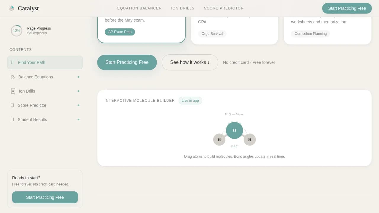 Chemistry Education Education Website Template