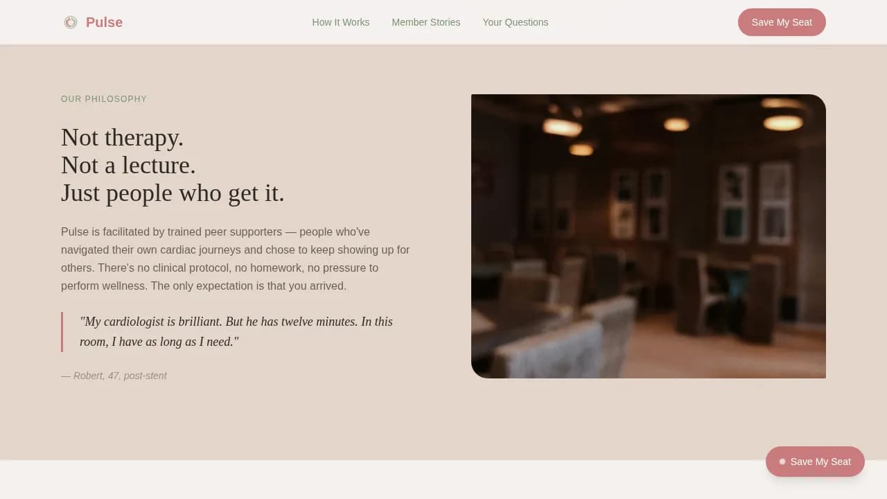 Heart Disease Care Booking Website Template