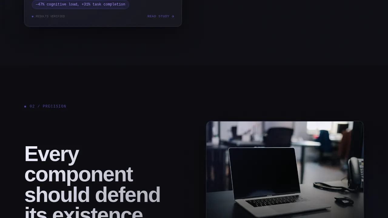 Prism — Tech Product Design Landing Page Template