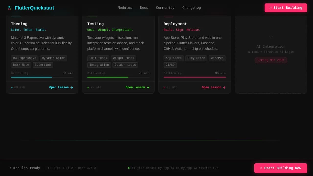 Nexus — Scalable Mobile Development Landing Page Template