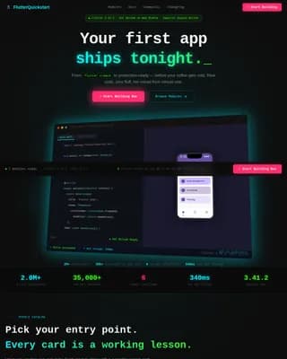 Nexus — Scalable Mobile Development Landing Page Template