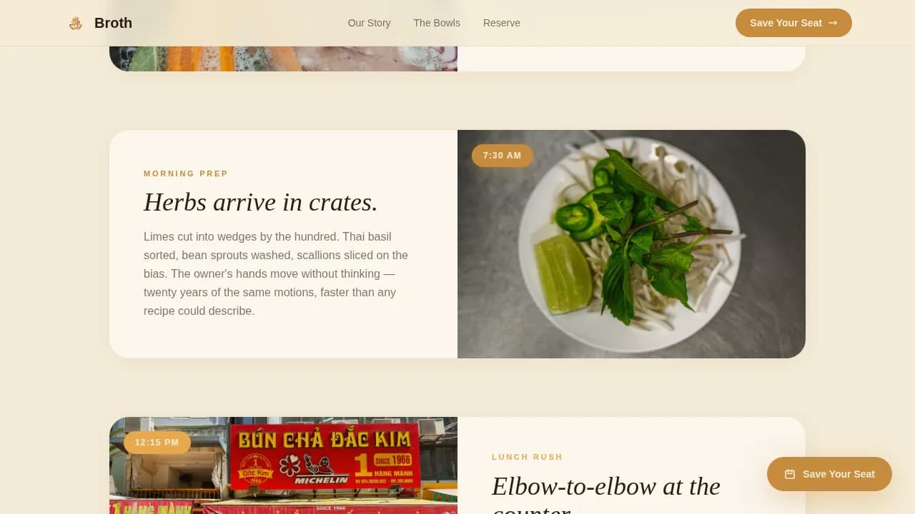 Simmer — Handcrafted Asian Cuisine Landing Page Template
