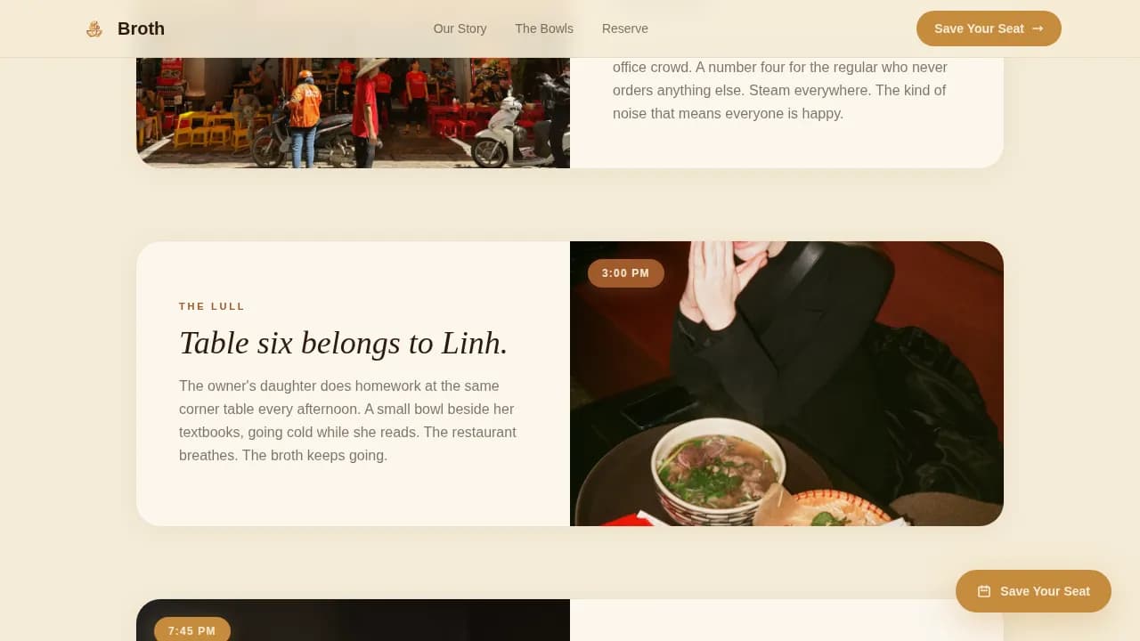 Simmer — Handcrafted Asian Cuisine Landing Page Template