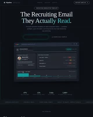 Stream — Powerful Talent Acquisition Landing Page Template