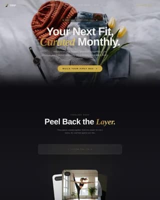 Trend — Curated Streetwear Collective Landing Page Template