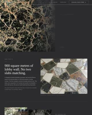 Marble Products & Portfolio Website Template