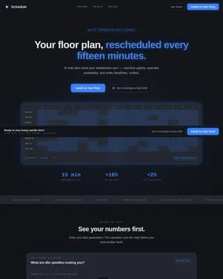 Optimize — Smart Factory Automation Landing Page Template