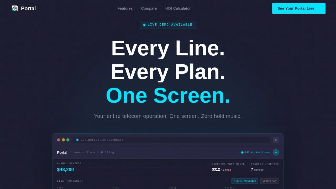 Empower — Instant Telecom Solutions Landing Page Template