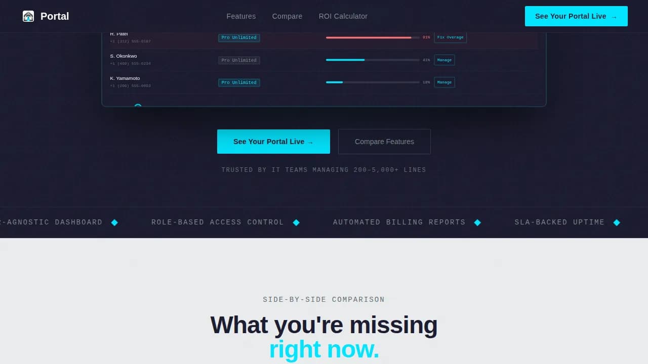 Empower — Instant Telecom Solutions Landing Page Template