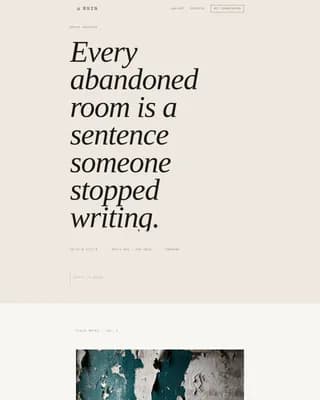 Capture — Urban Exploration Photography Landing Page Template