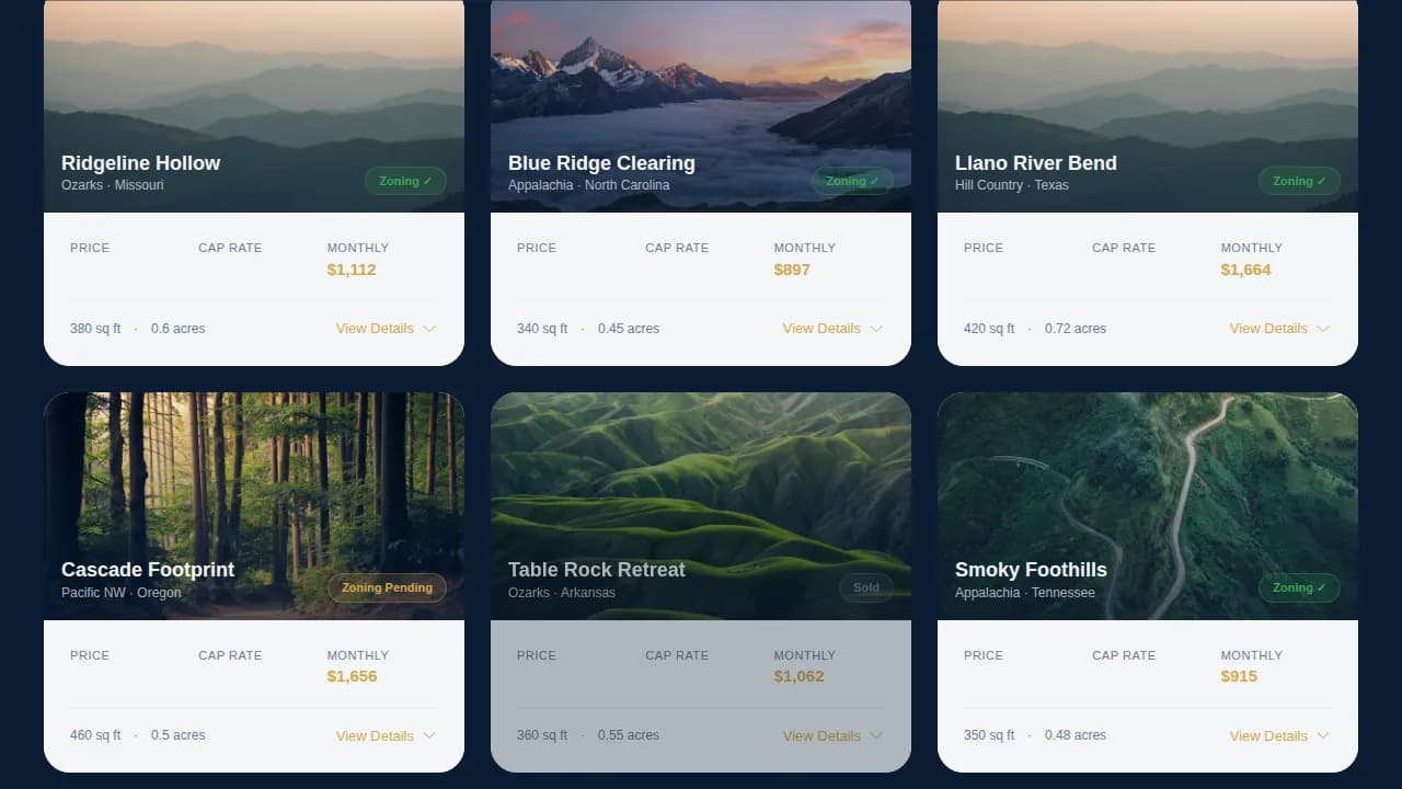 Homestead — Passive Investment Properties Landing Page Template