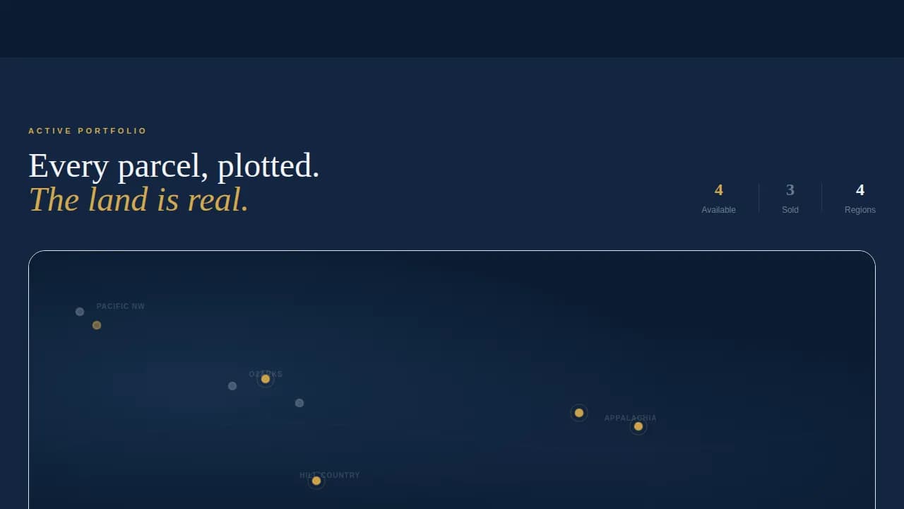 Homestead — Passive Investment Properties Landing Page Template