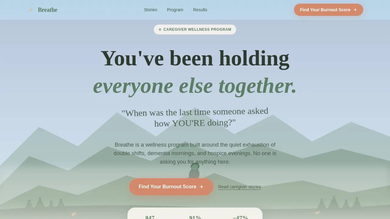 Specialized Wellness Programs Professional Website Template