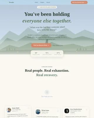 Specialized Wellness Programs Professional Website Template