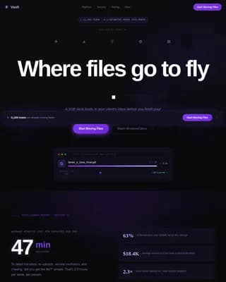 Software & SaaS Professional Website Template