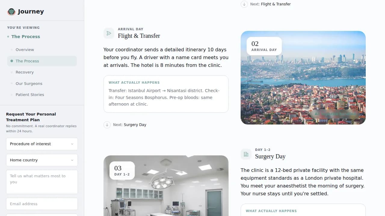 Traverse — Expert Medical Tourism Landing Page Template