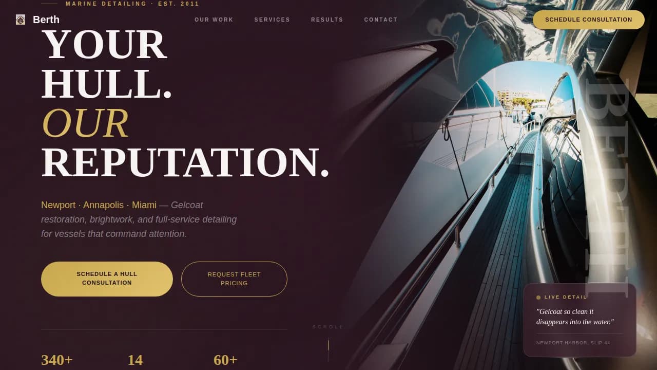 Specialty Cleaning Professional Website Template