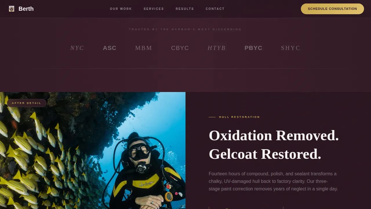 Specialty Cleaning Professional Website Template