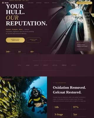 Specialty Cleaning Professional Website Template