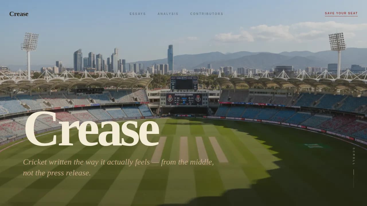 Sports Blog Pre-Launch Website Template