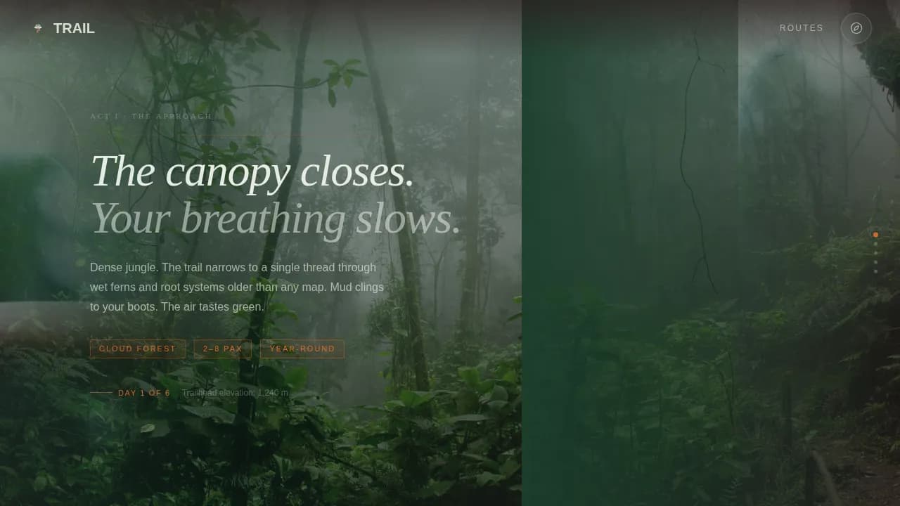 Trekking & Hiking Tour Company Website Template