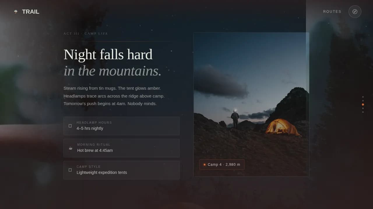 Trekking & Hiking Tour Company Website Template