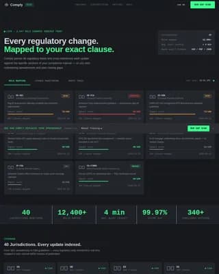 Audit — Intelligent Compliance RegTech Landing Page Template